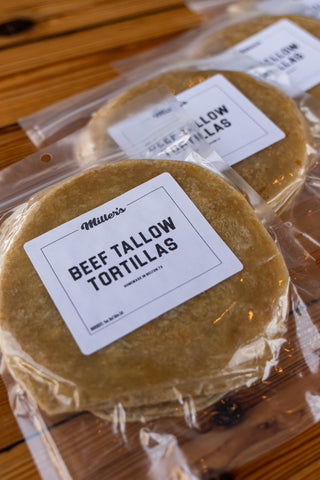 Beef Tallow Tortillas - Dozen (In-Store Pickup Only)